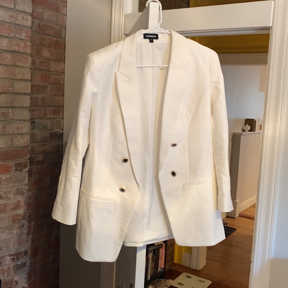 White work blazer - Picture 2 of 4